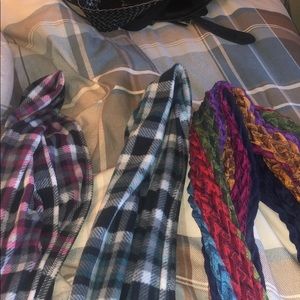 3 scarfs